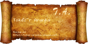 Tokár Aranka névjegykártya